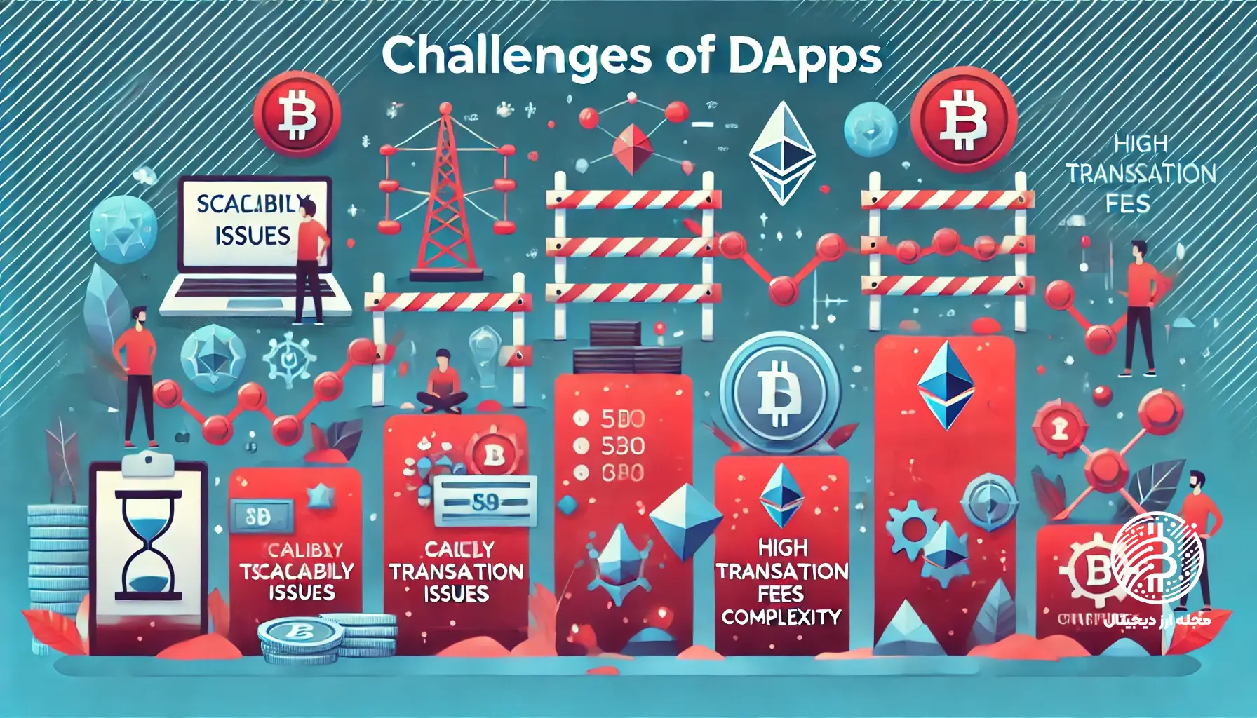 چالش‌ها و محدودیت‌های برنامه‌های غیرمتمرکز